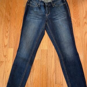 Crown & Ivy Jeans Dark Wash Skinny Straight Leg 4P